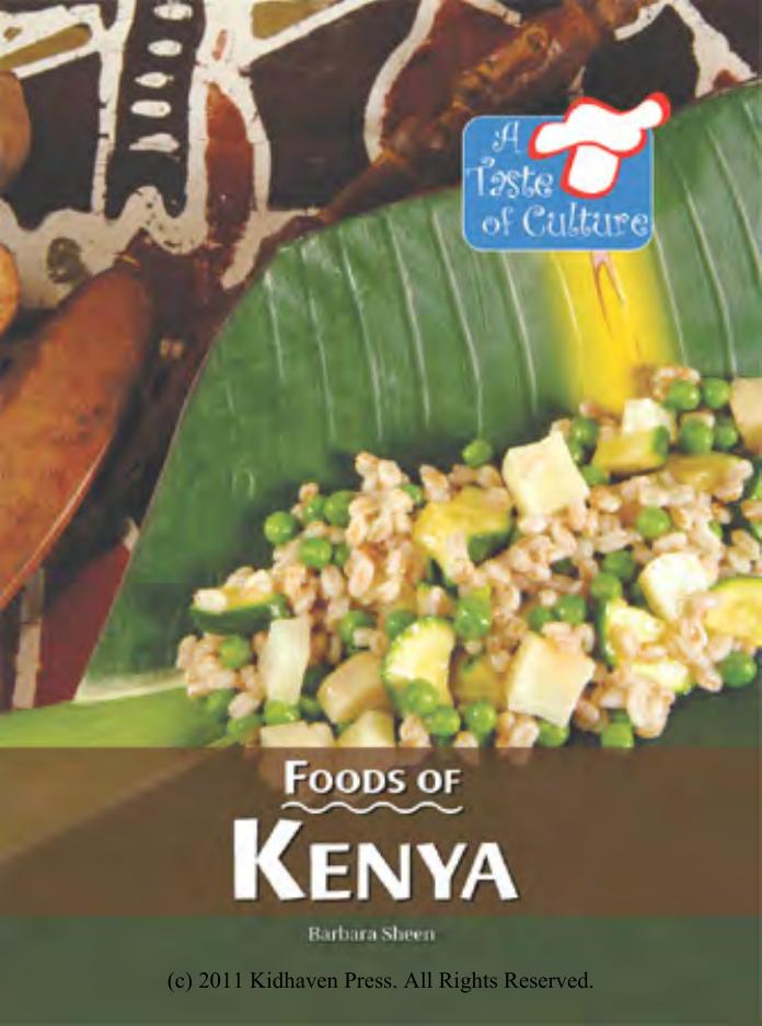 Download and Read **Foods of Kenya** by Barbara Sheen (E-Book) Free with subscription.