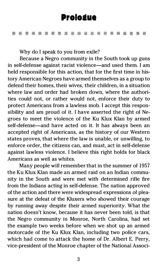 **"Negroes with Guns"** by **Robert F. Williams**.