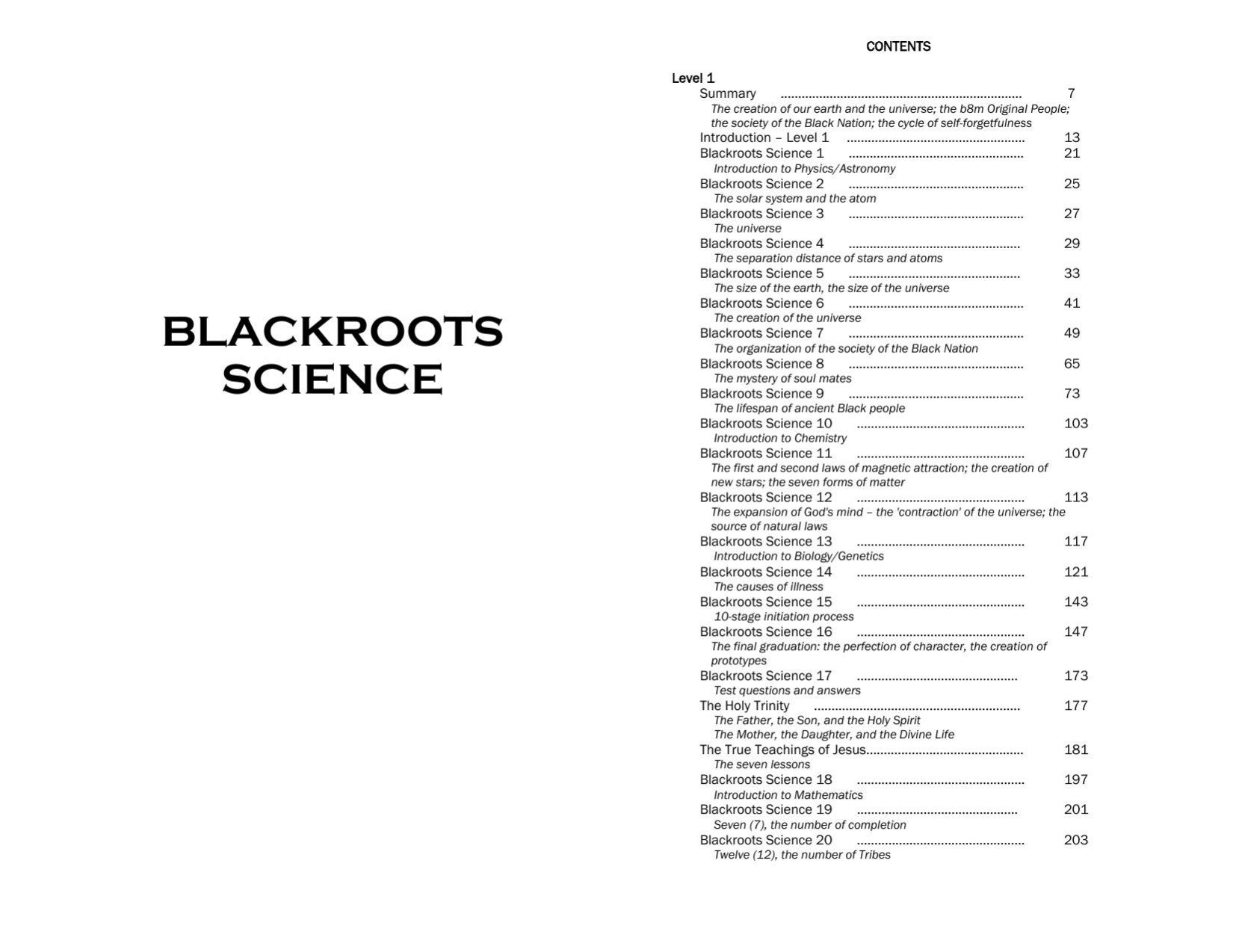 Download and Read **Blackroots Science** (E-Book) Free with subscription.