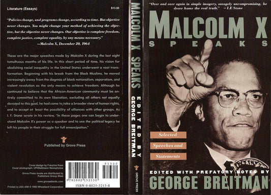 Download and Read Malcolm X Speaks by George Breitman (E-Book) Free with subscription.