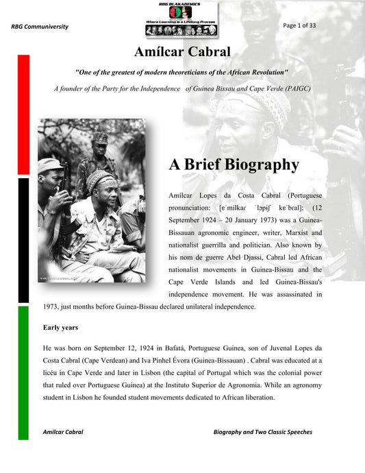 Download and Read Amilcar-Cabral-Modern-Theoretician-of-the-African-Revolution-A-Biography-Two-Classic-Speeches by Marc Gray (E-Book) Free with subscription.