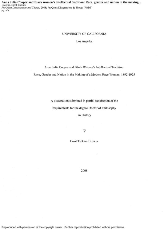 Download and Read Black Women's Intellectual Traditions: Speaking Their Minds by Anna Julia Cooper (E-Book) Free with subscription.