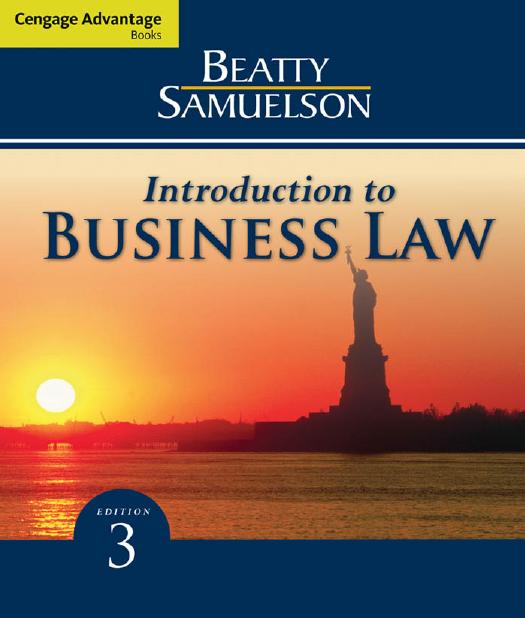 Download and Read Introduction to Business Law by Beatty and Samuelson (E-Book) Free with subscription.