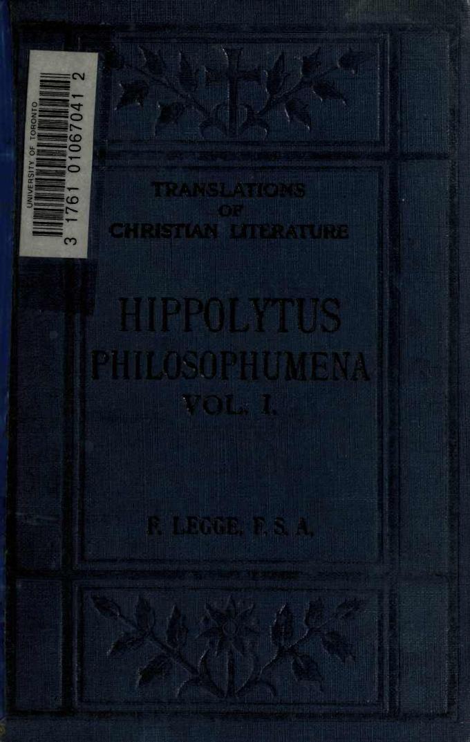 Download and Read Hippolytus by The Refutation of All Heresies (220 AD) (E-Book) Free with subscription.