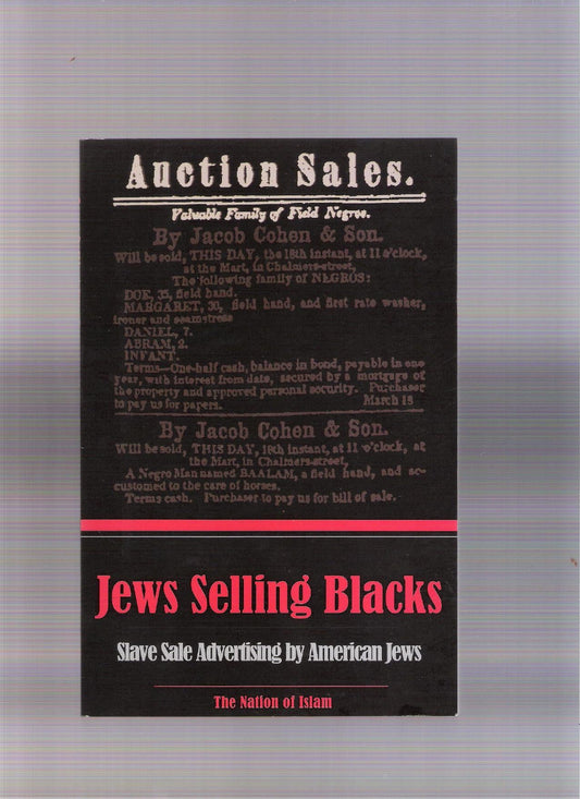 Download and Read Jews Selling Blacks: Slave Sale Advertising by American Jews by Historical Research Department & Nation Of Islam (chicago, Ill.) (E-Book) Free with subscription.